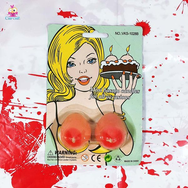 Trang trí Halloween nến vú