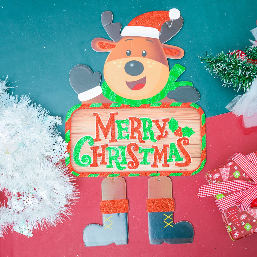 Tuần lộc treo giày trang trí Noel