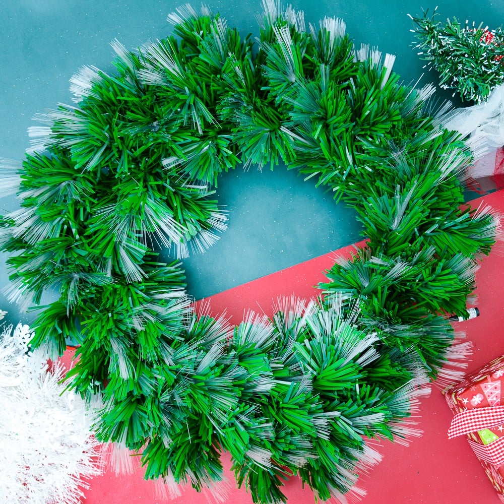 Vòng nguyệt quế phát quang trang trí Noel