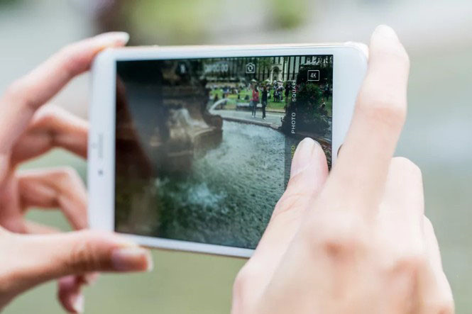 chụp ảnh trên smartphone