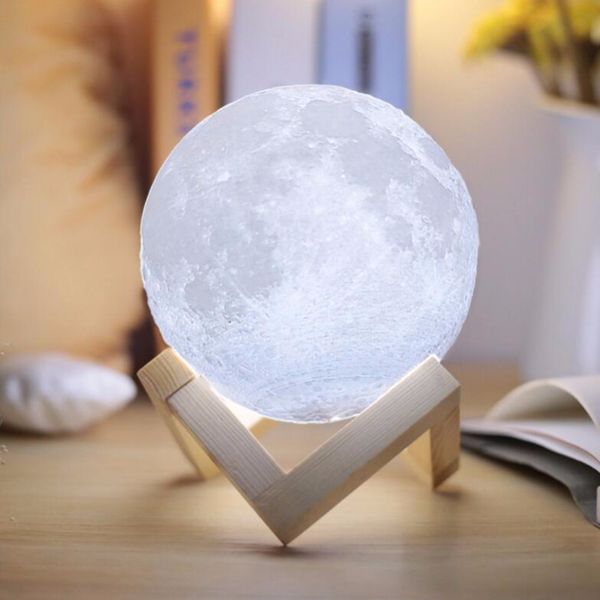 Đèn Mặt Trăng 3D mô phỏng chính xác 99% mặt trăng