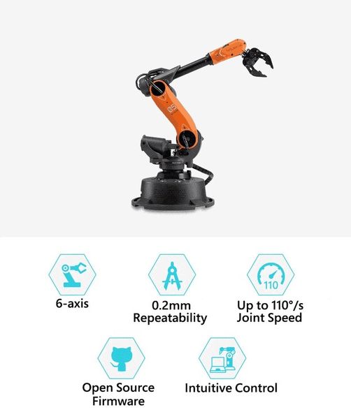 Mirobot - Robot công nghiệp mini với 6 trục - Dự án Kickstarter