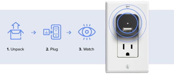 NOIR - Camera an ninh kết hợp bộ sạc USB, giới hạn là gì?