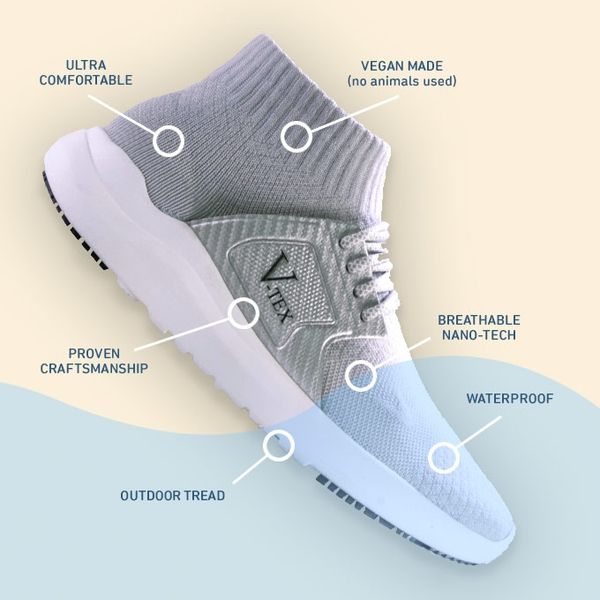 V-TEX - Đôi giày chống thấm nước được sản xuất với công nghệ hiện đại