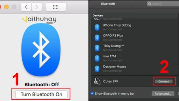 Cách kết nối loa Bluetooth với Macbook (Bước 2)