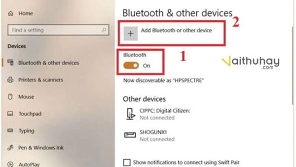 Cách kết nối loa Bluetooth với máy tính (Bước 3)