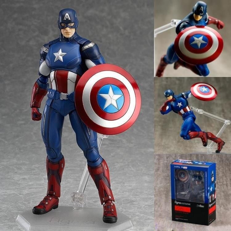 Mô Hình Khiên Captain America tỉ lệ 11 Thép Nguyên Khối  Mô hình trang trí