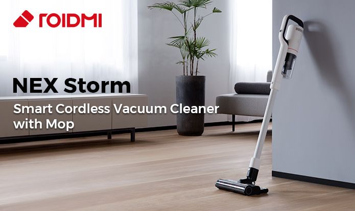 Roidmi Nex Storm - Máy hút bụi không dây cho ngồi nhà sạch bóng