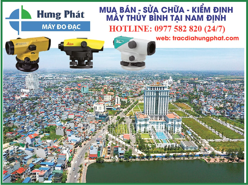 Máy thủy bình tại Nam Định- Mua bán, sửa chữa, kiểm định