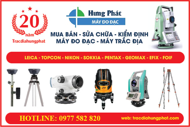 Máy trắc địa, máy định vị RTK tại Hà Nội- Mua bán, sửa chữa, kiểm định