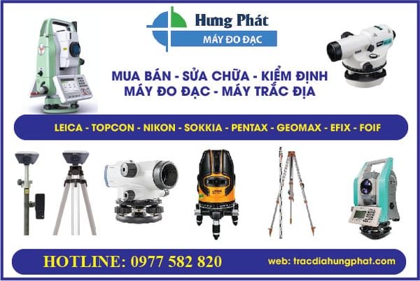 Máy định vị RTK, máy đo đạc tại Gia Lai. Mua bán-sửa chữa-kiểm định