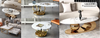 Bàn Sofa Mạ Màu Vàng Gold
