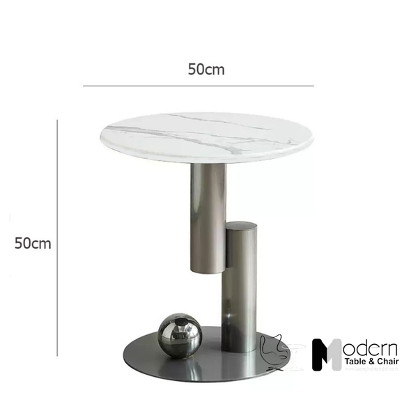 Bàn Tròn Decor Phòng Khách Mặt Đá TS0977-05E