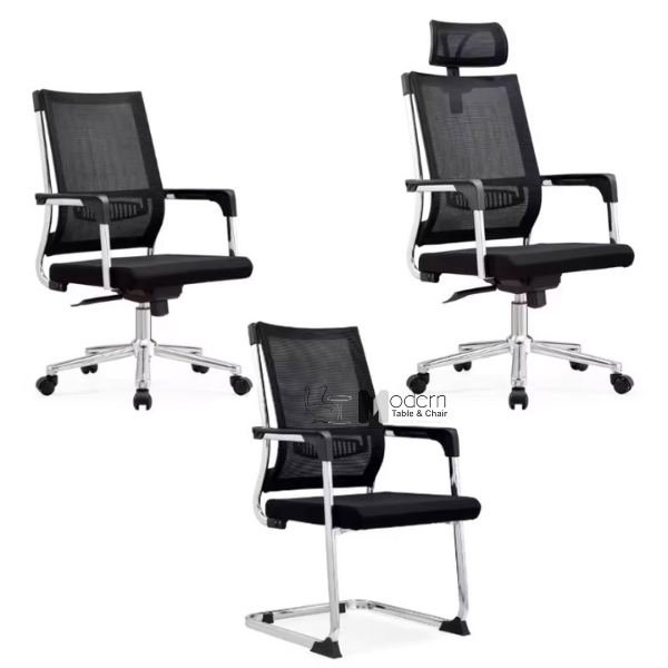 Ghế chân quỳ lưng lưới CV4555-M