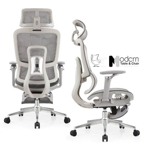 Ghế công thái học lưng cao có gác chân