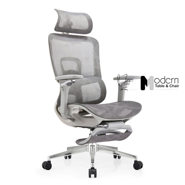 Ghế công thái học lưng cao có gác chân