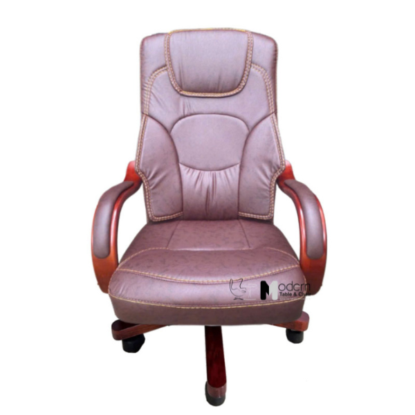 Ghế giám đốc chân gỗ giá rẻ CM4603-P