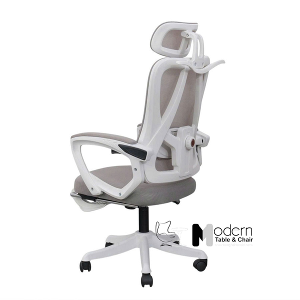 Ghế xoay văn phòng có gác chân và móc treo CR4336-2M