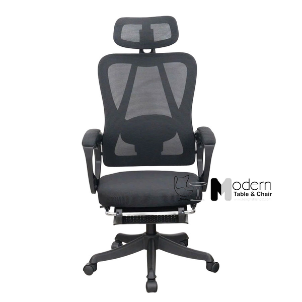 Ghế văn phòng ngả lưng gác chân có móc treo CR4336-M