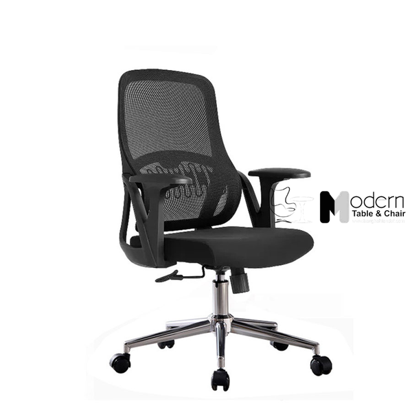 Ghế xoay làm việc lưng lưới nệm vải CE4561-M