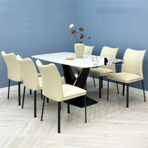 Ghế phòng ăn nệm PVC LUX 44A-P