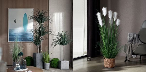 Top 5 loại cây giả trang trí cửa hàng thu hút tài lộc