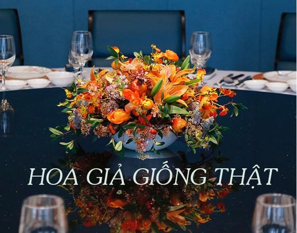 Hoa giả trang trí đẹp như thật