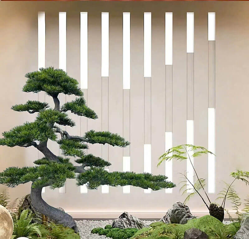 lợi ích khi trang trí cây tùng giả