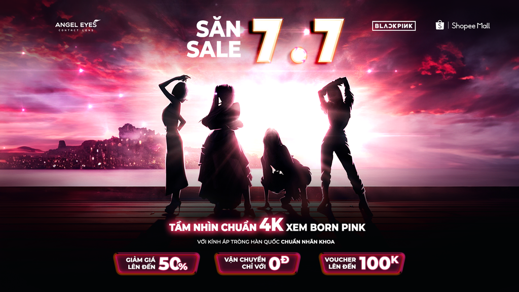 7/7 SĂN VÉ BORN PINK – SĂN SIÊU SALE SHOPEE 7/7