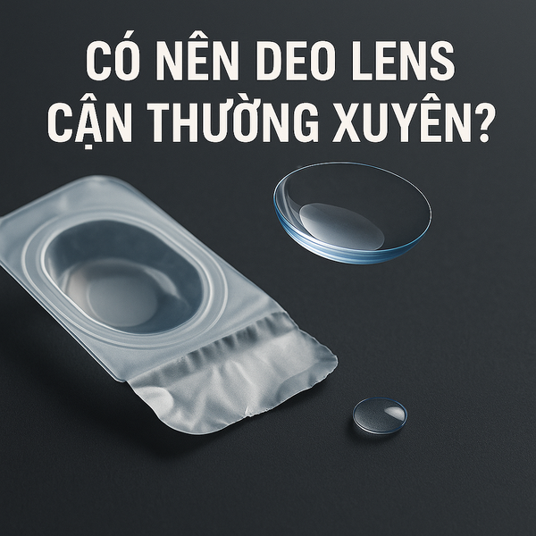 Có Nên Đeo Lens Cận Thường Xuyên Không?