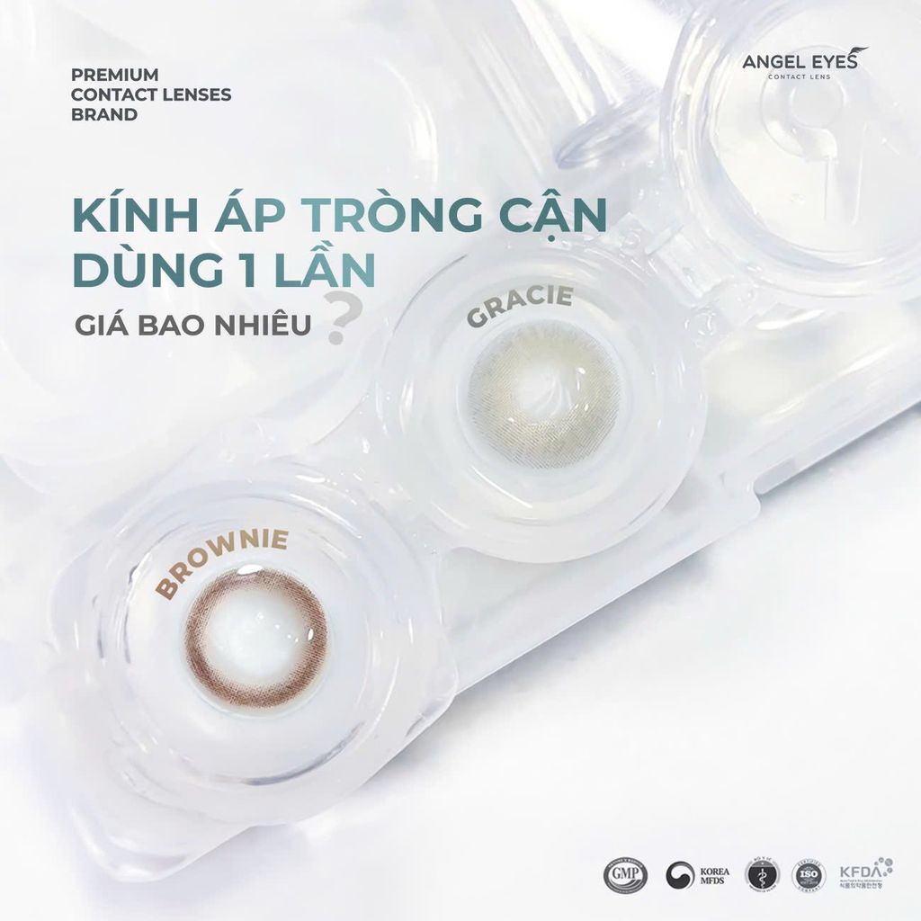 Kính Áp Tròng Cận Dùng 1 Lần Giá Bao Nhiêu? Bảng Giá Mới Nhất & Lưu Ý Khi Chọn Lens 1 Ngày