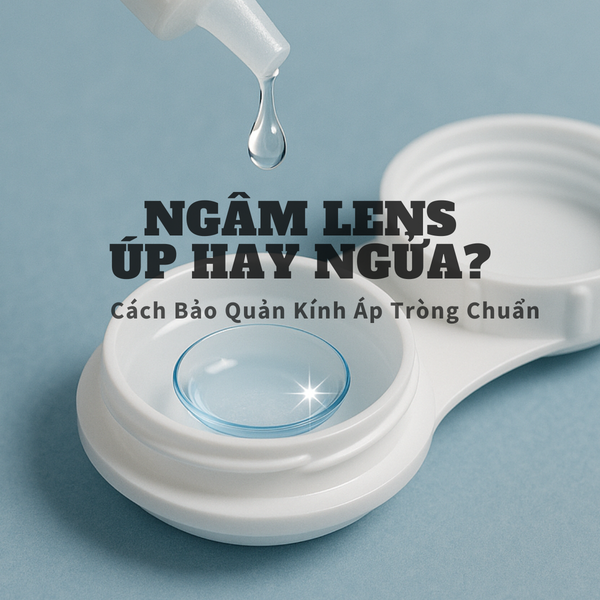 Ngâm Lens Úp Hay Ngửa? Cách Bảo Quản Kính Áp Tròng Chuẩn Nhất