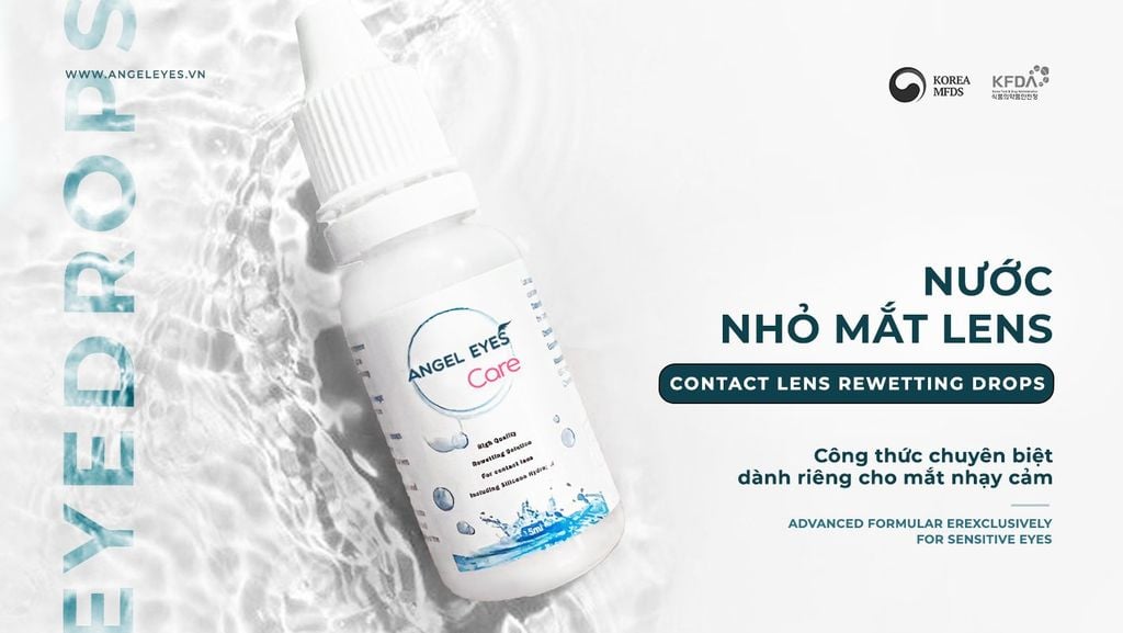 NƯỚC NHỎ MẮT LENS | NƯỚC NHỎ MẮT KÍNH ÁP TRÒNG | CONTACT LENSES REWETTING DROPS