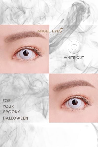 lens cosplay halloween white out