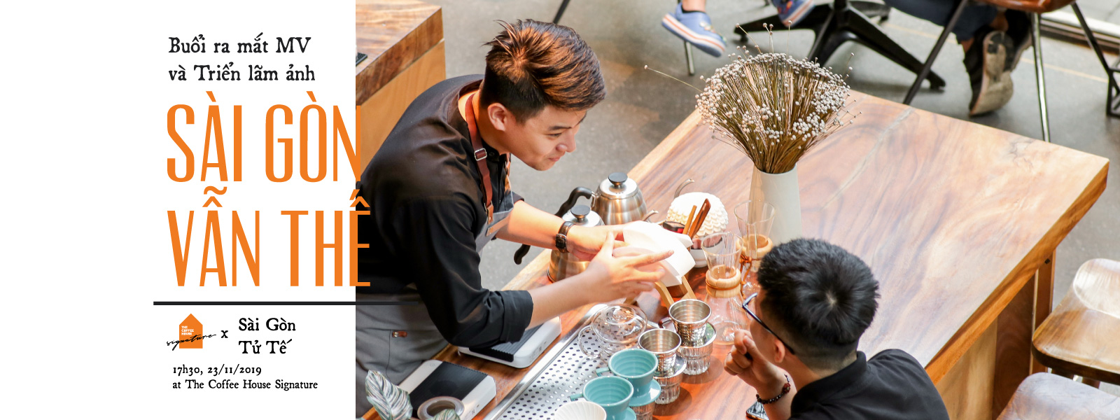 Khám phá không gian ảnh Sài Gòn Vẫn Thế tại The Coffee House Signature