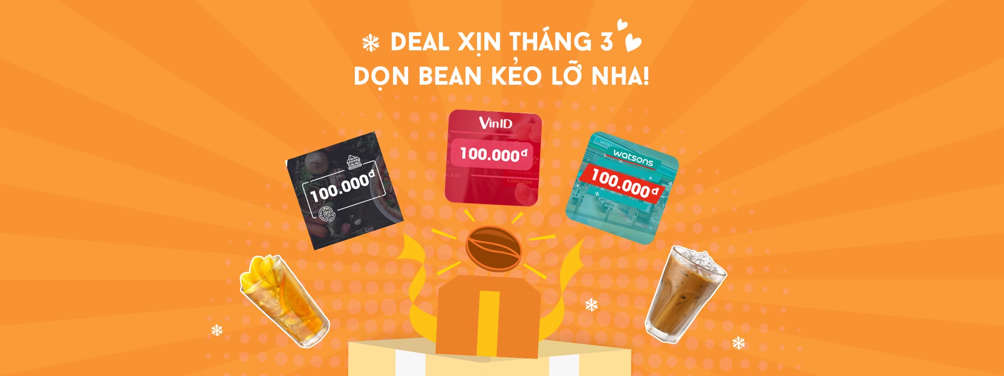 CHƯƠNG TRÌNH KHÁCH HÀNG THÂN THIẾT: DÙNG BEAN ĐỔI QUÀ - TẶNG NGƯỜI PHỤ NỮ BẠN THƯƠNG.