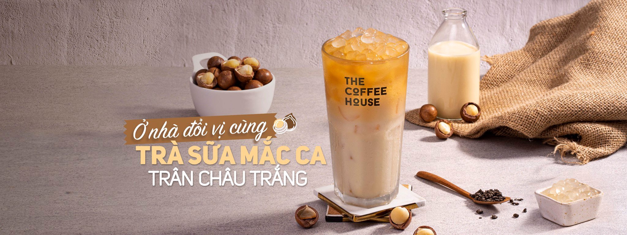 Ở NHÀ ĐỔI VỊ CÙNG TRÀ SỮA MẮC CA TRÂN CHÂU TRẮNG