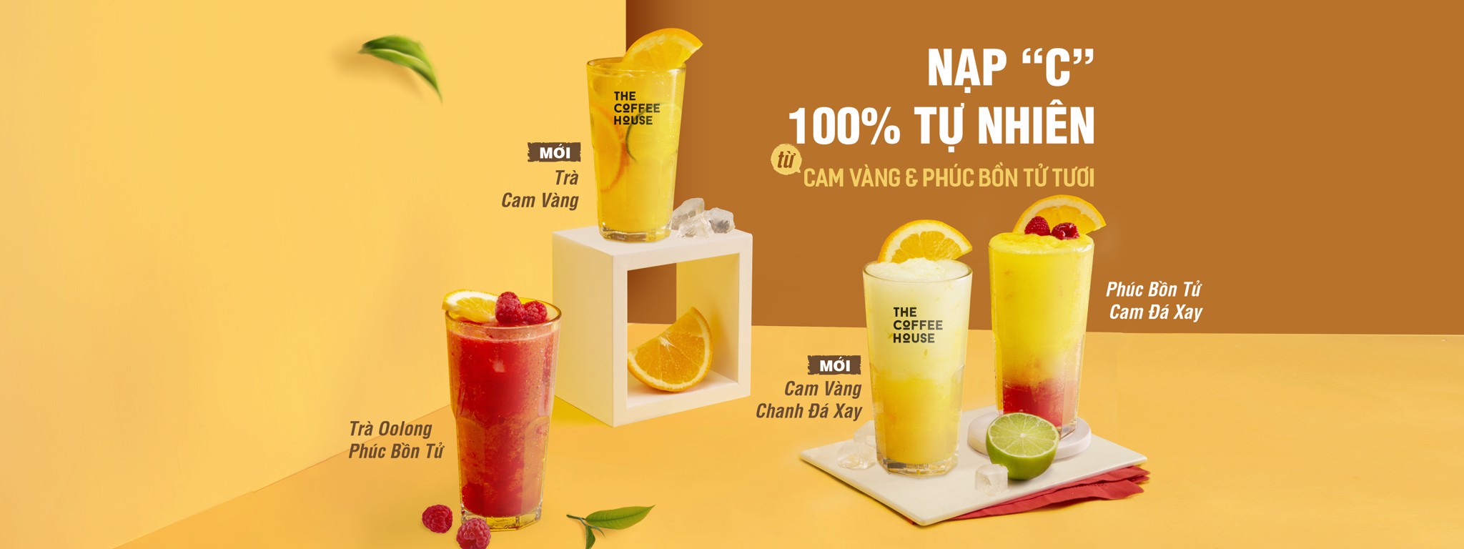 NẠP C 100% TỰ NHIÊN CÙNG CAM VÀNG VÀ PHÚC BỒN TỬ TƯƠI