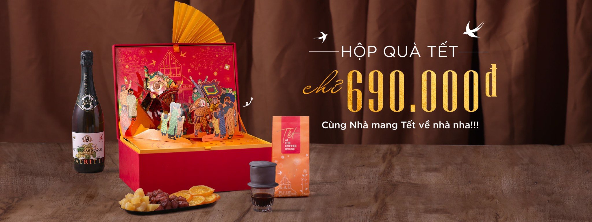 HỘP QUÀ TẾT - CÙNG THE COFFEE HOUSE MANG TẾT VỀ NHÀ