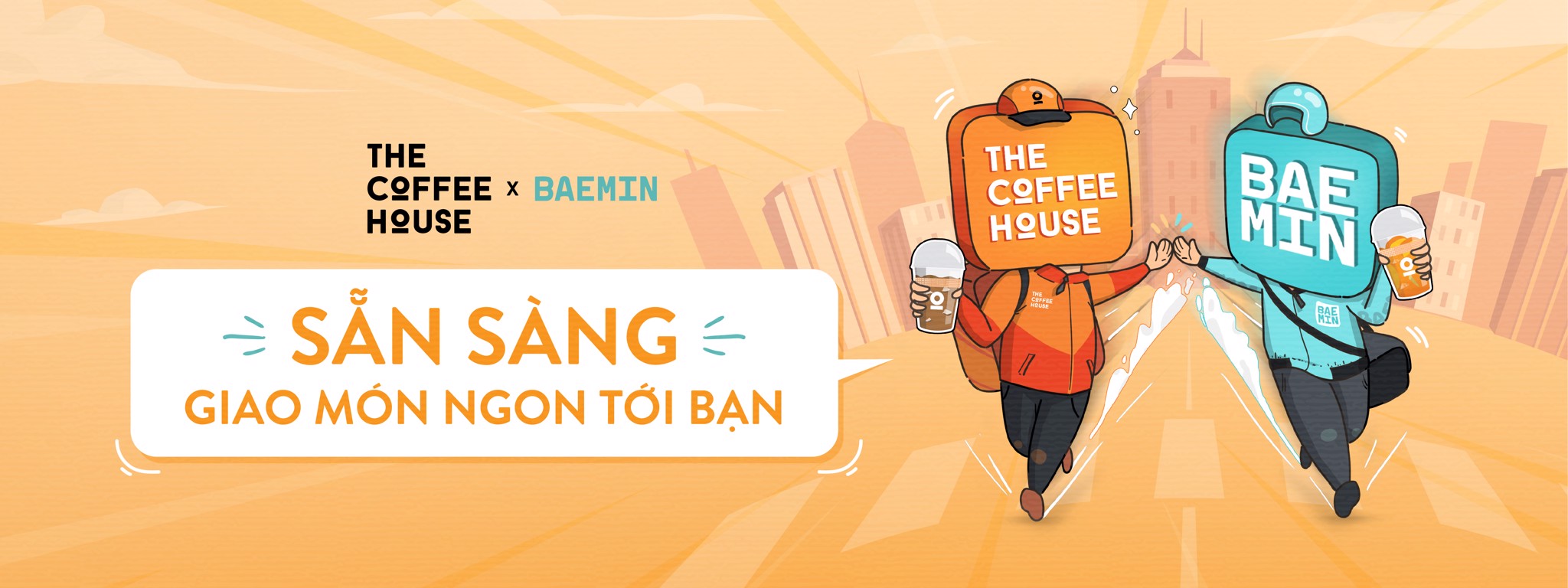 The Coffee House sẵn sàng phục vụ bạn cùng Baemin