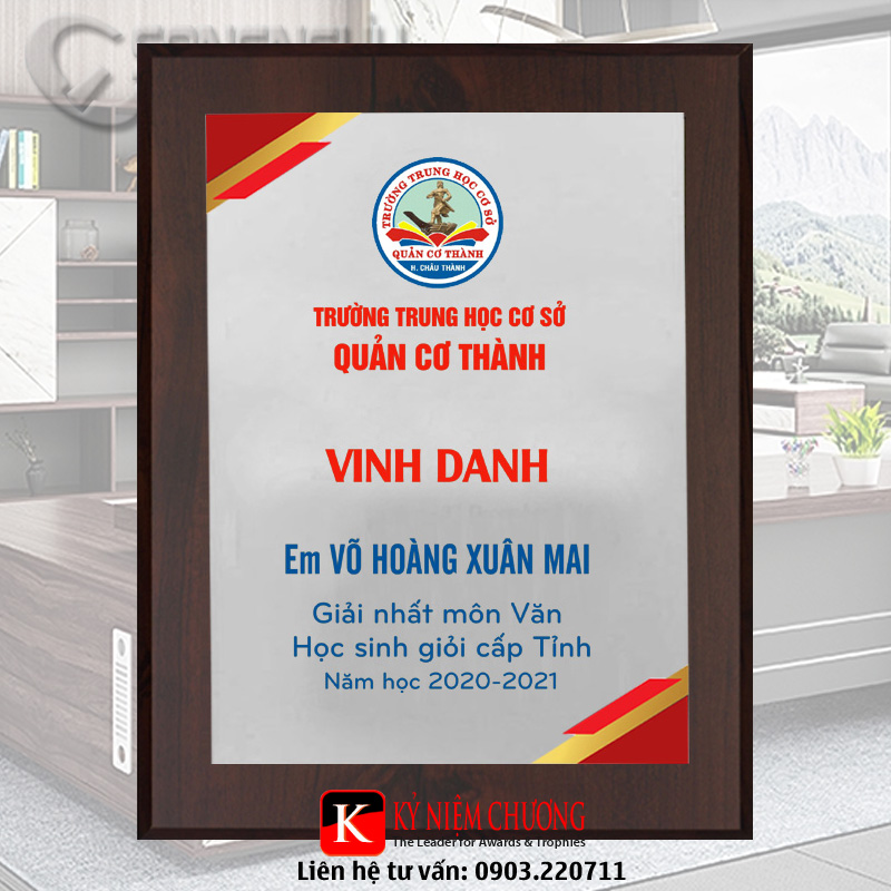 Bảng vàng tri ân vinh danh giáo dục