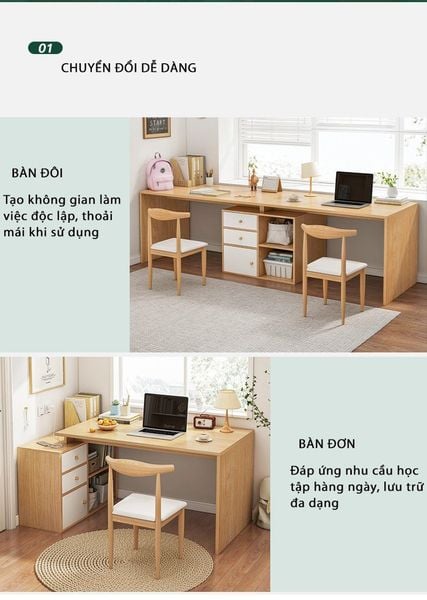 Bàn Học/Làm Việc Thông Minh BH-X120