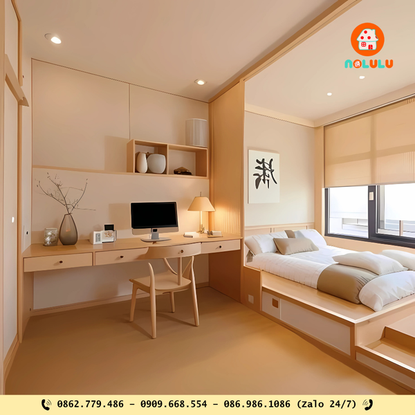 Nolulu|Thiết Kế Phòng Ngủ Nhỏ: Bí Quyết Tối Ưu Không Gian Dưới 10m²
