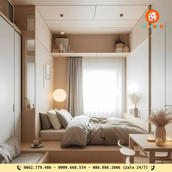 Nolulu|Thiết Kế Phòng Ngủ Nhỏ: Bí Quyết Tối Ưu Không Gian Dưới 10m²