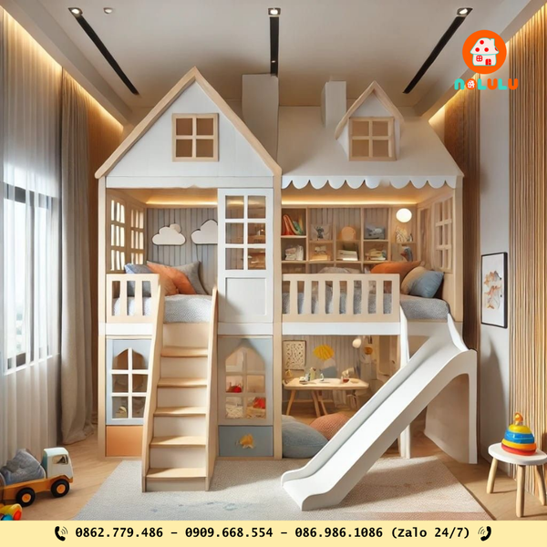 Nolulu | Thiết kế và thi công giường tầng theo yêu cầu – Giải pháp tối ưu cho mọi không gian sống