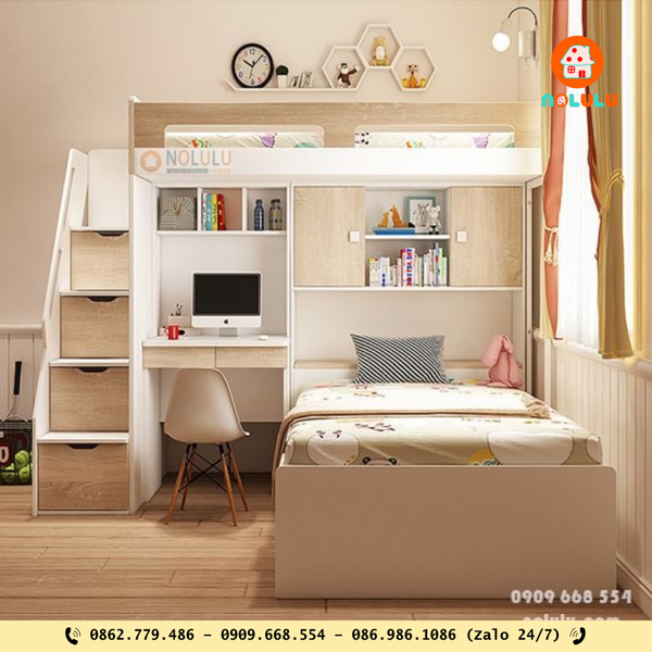 Giường tầng cho bé: Những tiêu chí an toàn ba mẹ cần biết