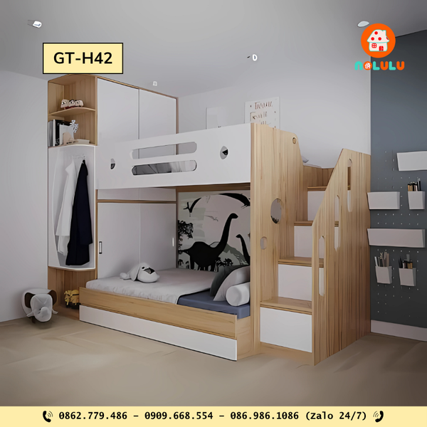 🛏️ Hướng Dẫn Chọn Giường Tầng Phù Hợp Theo Độ Tuổi Trẻ (2–12 tuổi)