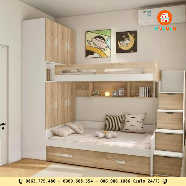 Nolulu | Thiết kế và thi công giường tầng theo yêu cầu – Giải pháp tối ưu cho mọi không gian sống
