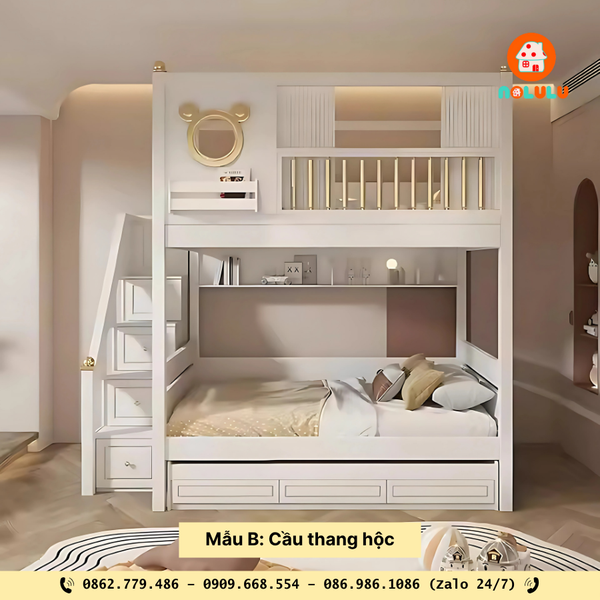 Giường tầng cho bé: Những tiêu chí an toàn ba mẹ cần biết