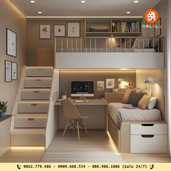 Nolulu|Thiết Kế Phòng Ngủ Nhỏ: Bí Quyết Tối Ưu Không Gian Dưới 10m²